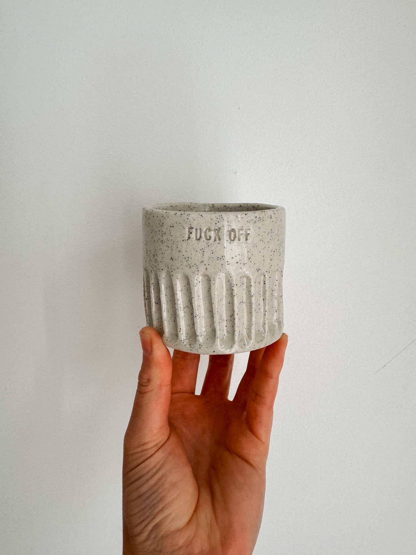 Hug Mug ‘FUCK OFF’