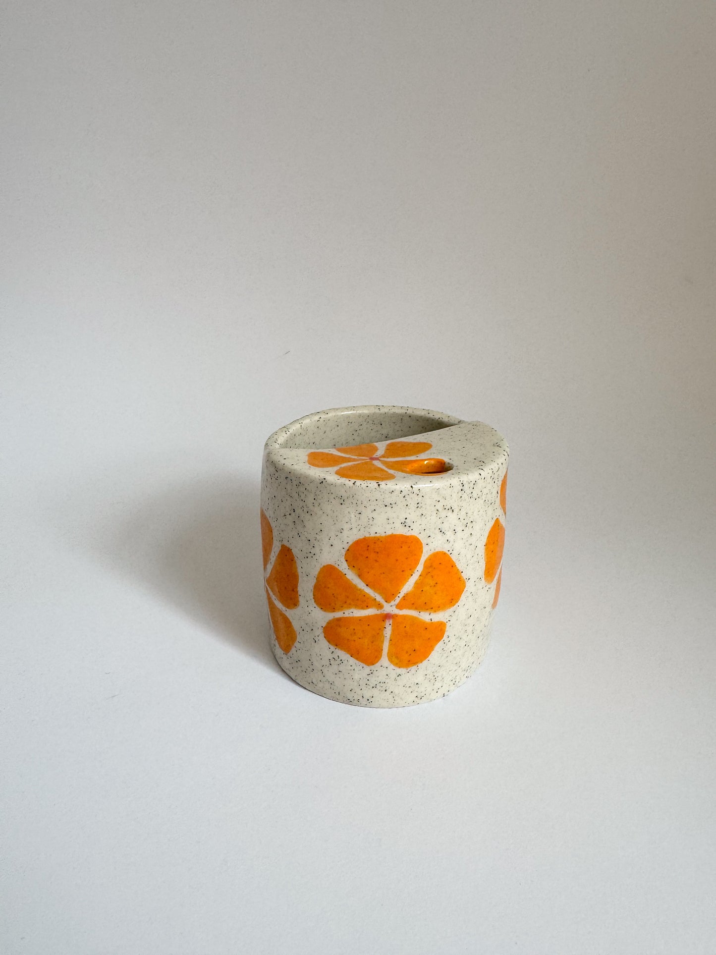 Travel Mug ‘Orange Hibiscus’