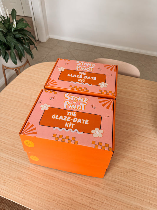 The Glaze-Date Kit | Take Home Pottery Kit