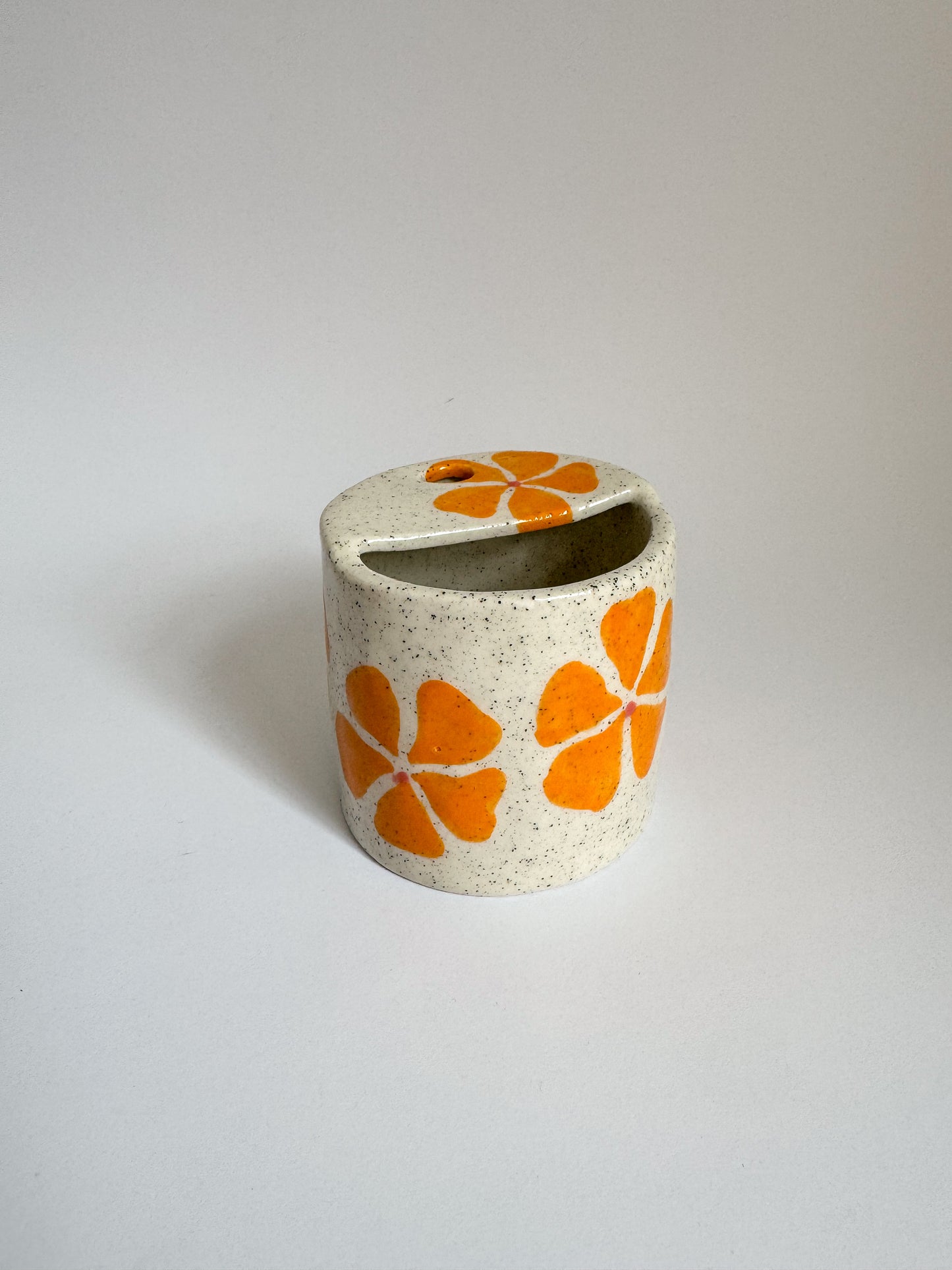 Travel Mug ‘Orange Hibiscus’