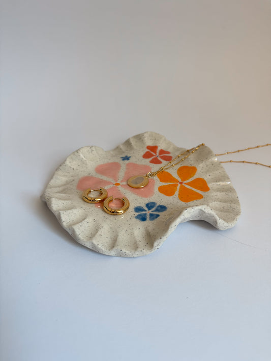Floral Trinket Dish